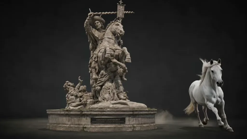 Escultura histórica reinterpretada mediante producción audiovisual