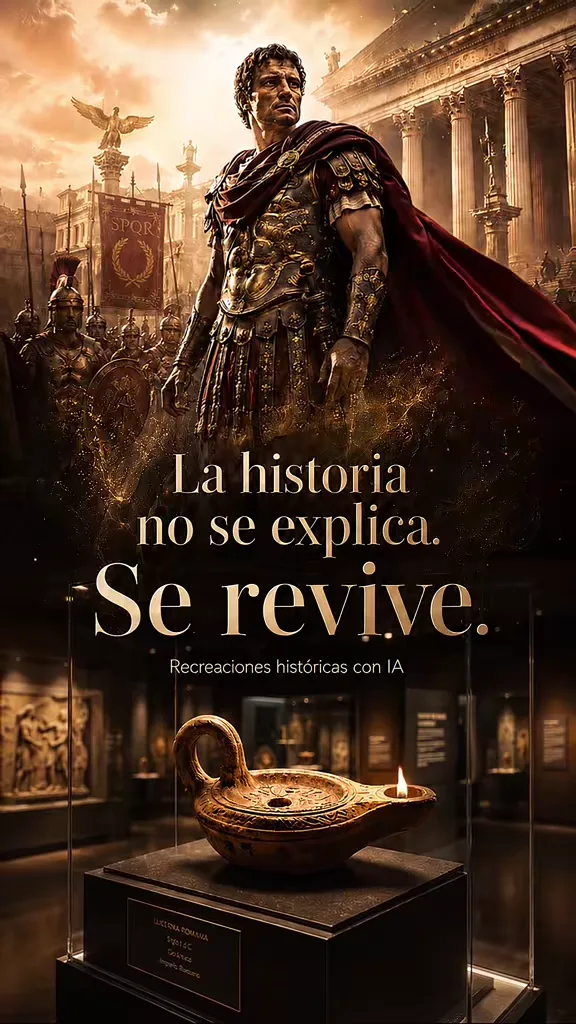Cabeza escultórica reinterpretada como pieza visual contemporánea