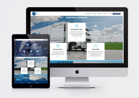 diseño web empresa logística y transporte