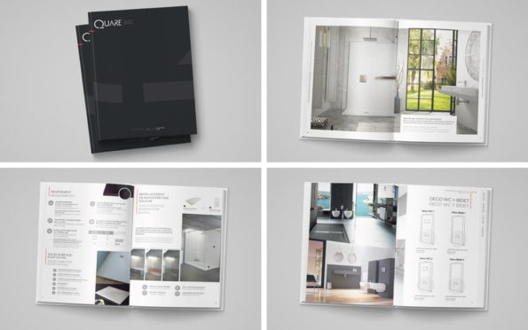 Diseño catálogo corporativo de productos Quare Design - Brande Comunicación