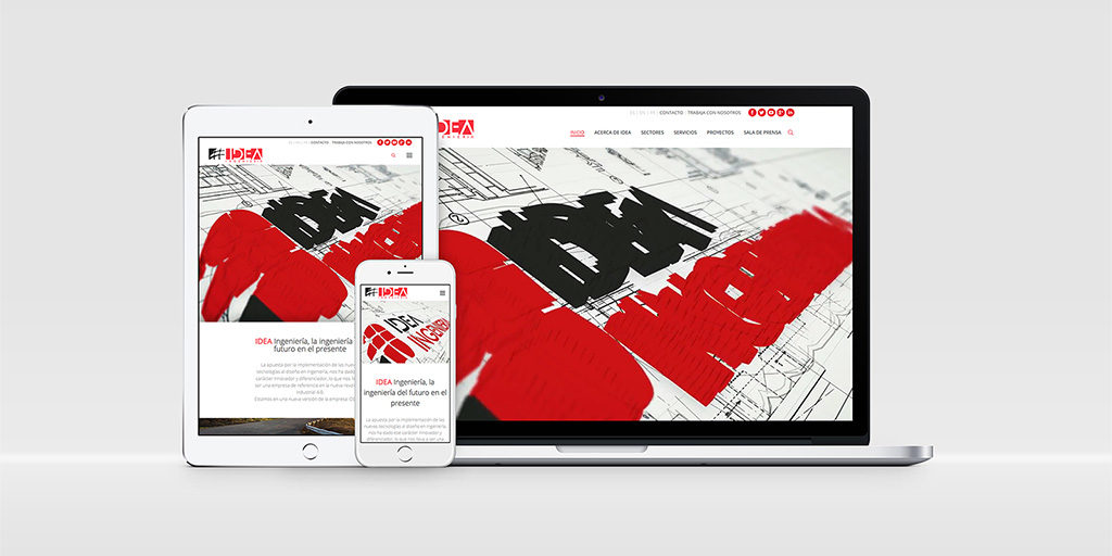 diseño web alta calidad Idea Ingeniería