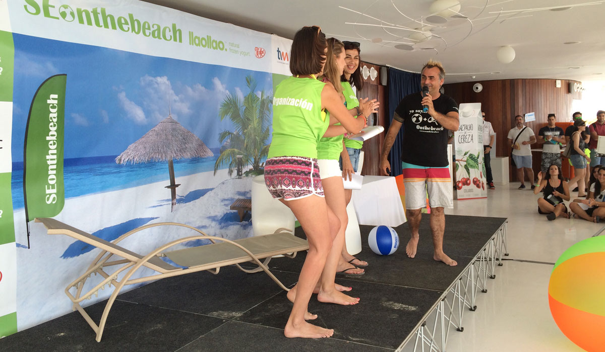 Diferentes ponencias en el SEonthebeach