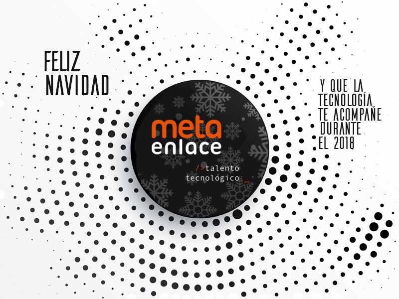 Diseño tarjeta felicitación futurista navidad