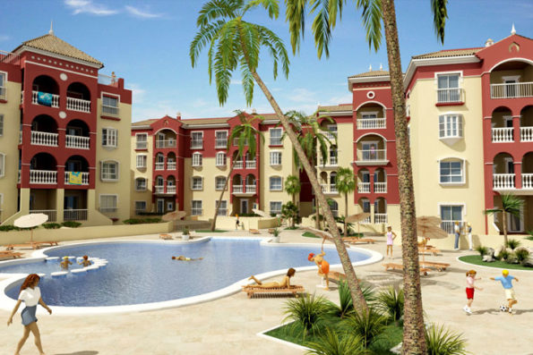 nfografía 3D Urbanización de Playa - Brande Comunicación 01