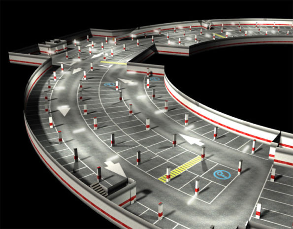 Interior Volumétrico Parking - Brande Comunicación 01