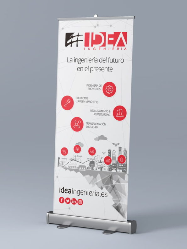 Diseño RollUp Ingeniería - Brande Comunicación