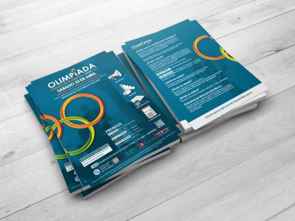 Diseño Flyers UPCT Cartagena Olimpiadas - Brande Comunicación