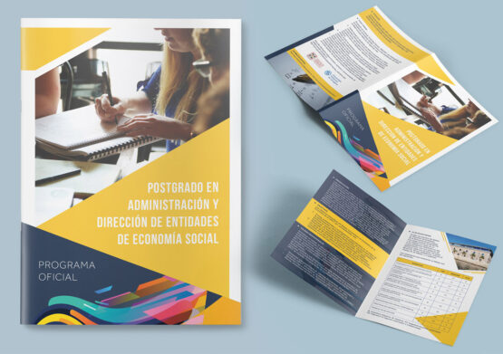 Díptico Postgrado Economía Social UPCT