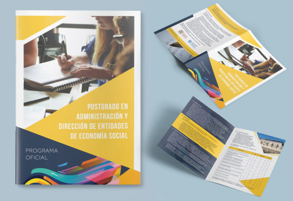Díptico Postgrado Economía Social UPCT