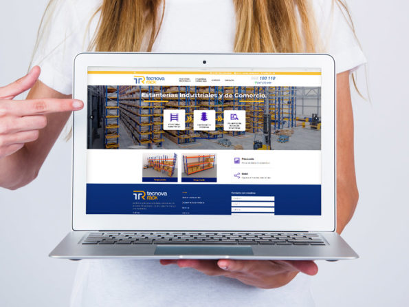 ejemplo web estanterías industriales