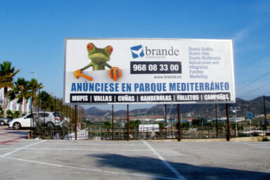 Valla carretera, publicidad exterior - Soportes publicitarios - Parque mediterraneo