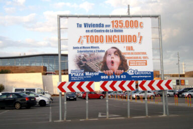 Vallas, carteles, publicidad - Soportes publicitarios - Parque mediterraneo