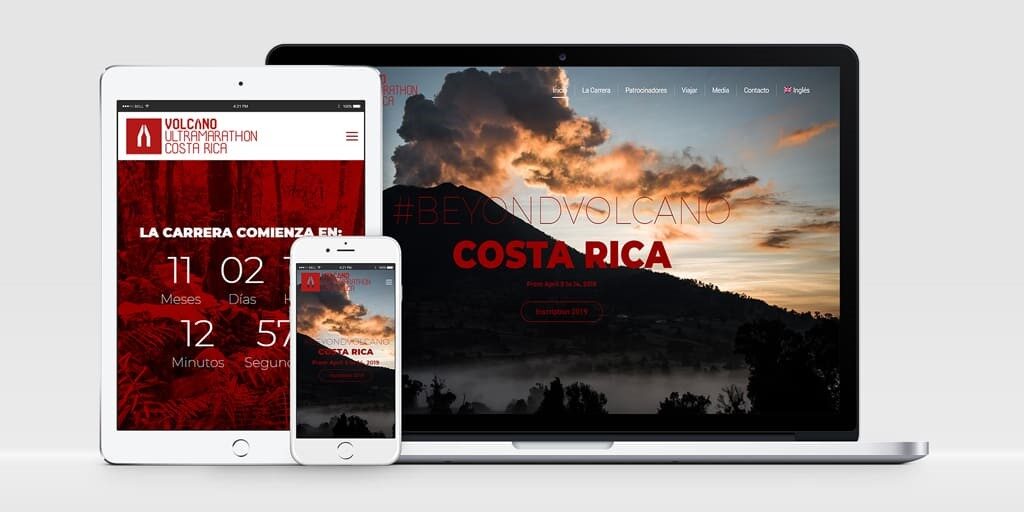Diseño web para Volcano
