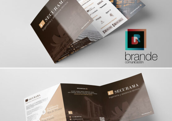 Diseño tríptico Securama ingeniería