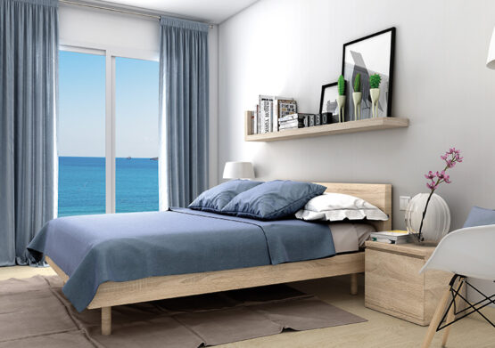 infografía 3D render interior vivienda