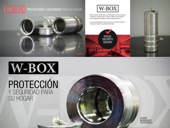 Díptico de producto W-BOX Seguridad