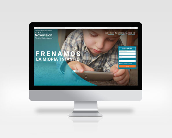 landingpage campaña novovisión