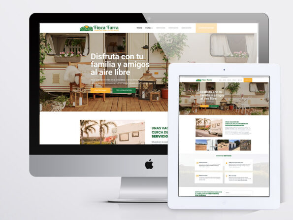 LandingPage Camperpark Finca Farra