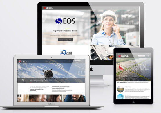 Diseño web ingeniería Grupo Eosol
