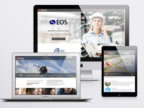 Diseño web ingeniería Grupo Eosol