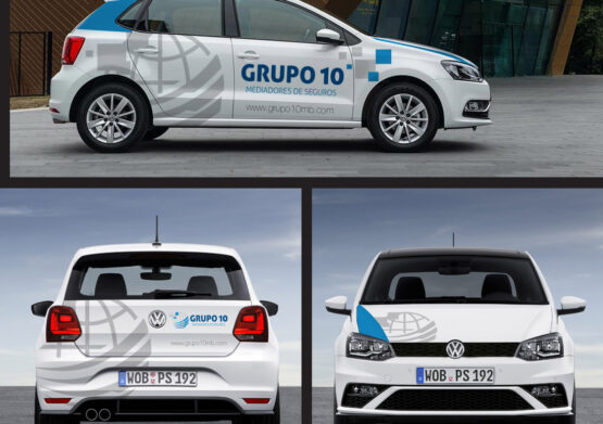 diseño rotulación vehículo comercial