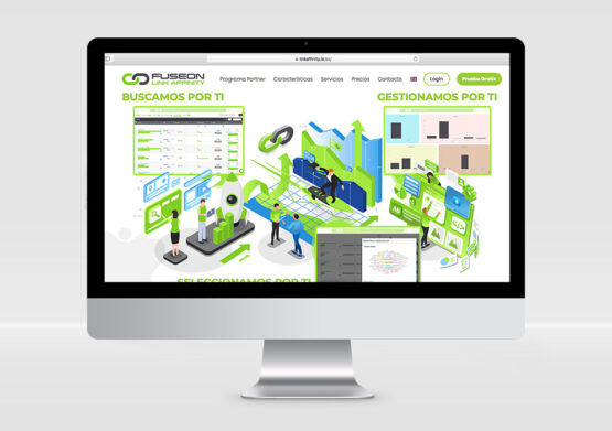 diseño página web link affinity