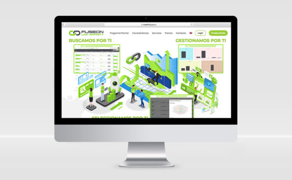 diseño página web link affinity