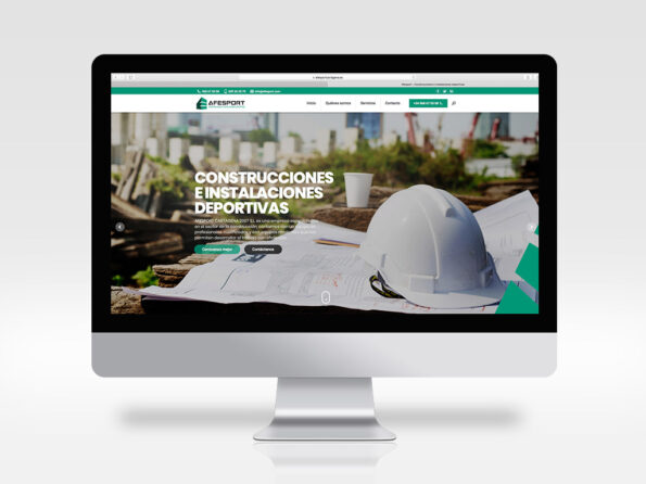 Diseño página web construcción