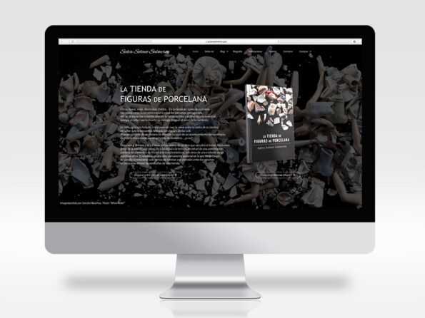 diseño de página web y tienda online escritos libros