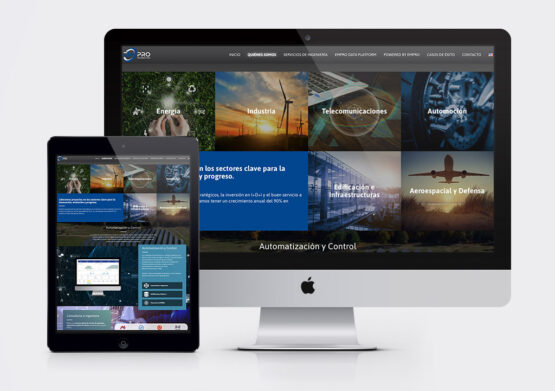 diseño página web ingeniería industrial EMPRO