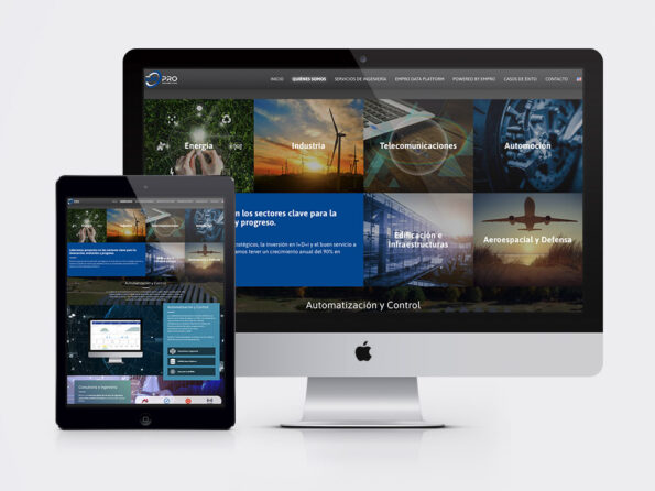 diseño página web ingeniería industrial EMPRO