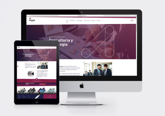 Diseño página web corporativa Innova Premium Consulting