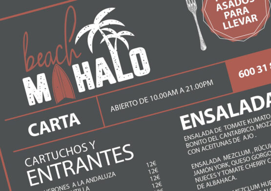 carta menú para restaurantes bares y cafeterías