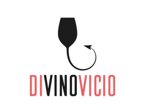 diseño logotipo restaurante cafetería DiVinoVicio