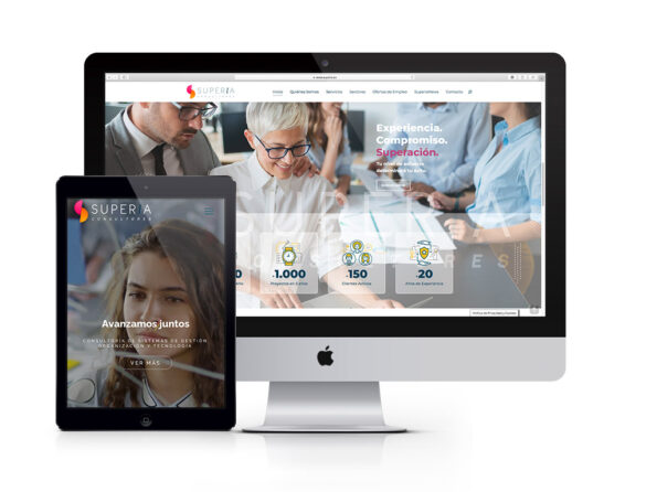 Diseño página web empresa de consultoría Superia