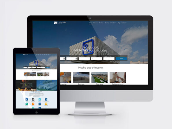 diseño página web alojamiento hostel