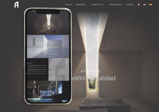 Diseño página web elegante en wordpress