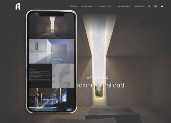 Diseño página web elegante en wordpress