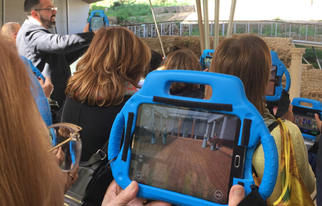 Desarrollo visita realidad virtual yacimiento arqueológico romano