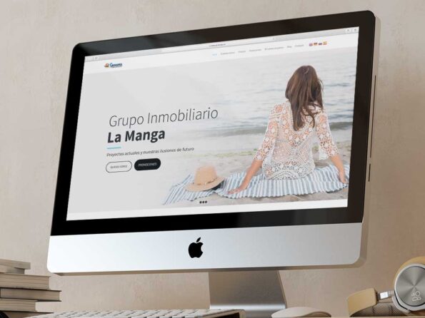 ejemplo diseño página web innovadora moderno minimalista