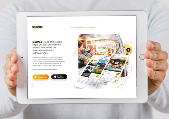 landingpage app mocmoc life