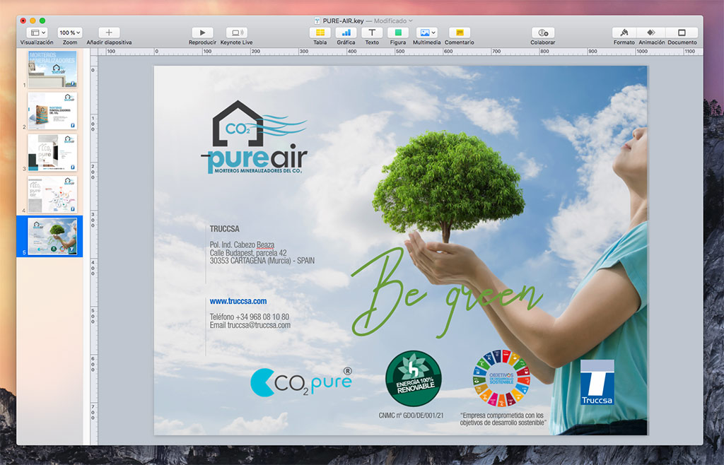 Diseño presentación Power Point PPT empresa servicio producto