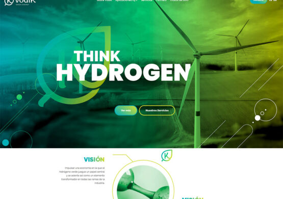 web corporativa hidrógeno verde