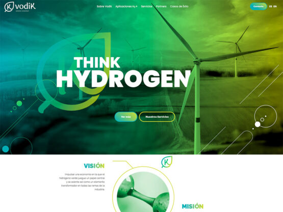 web corporativa hidrógeno verde