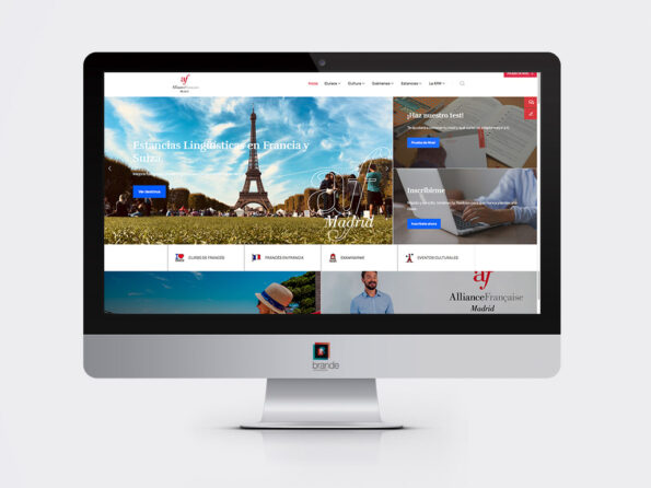 nueva web Alianza francesa de Madrid