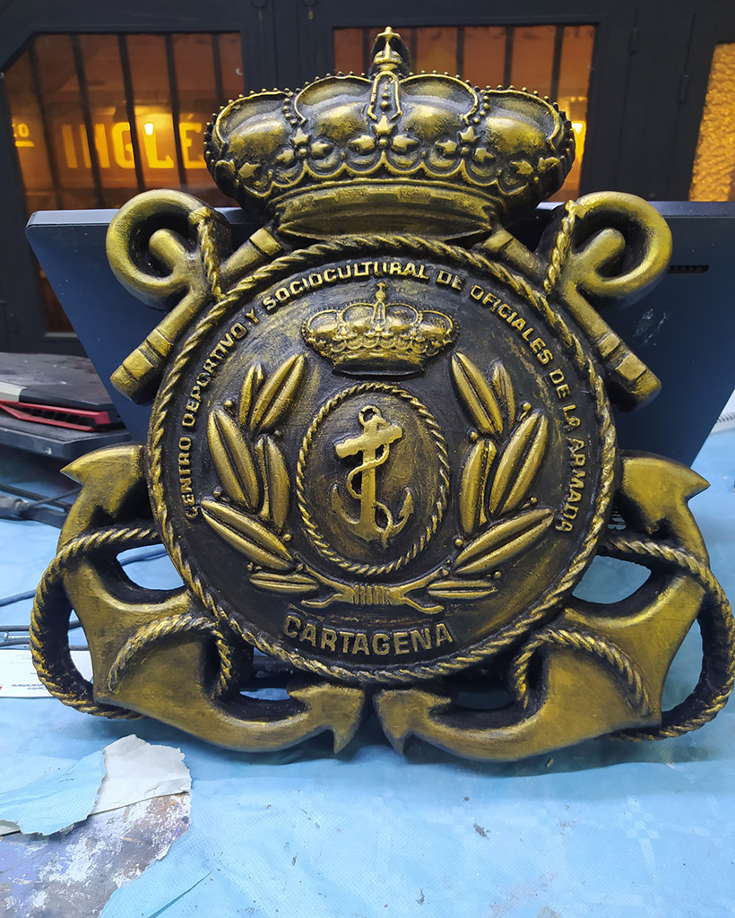 fabricación metopa personalizada 3d