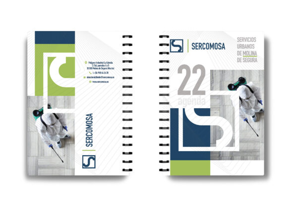 diseño de libretas y cuadernos promocionales corporativos