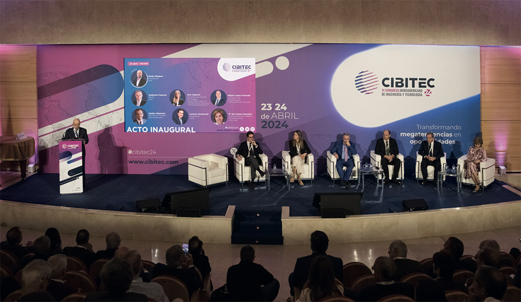 Diseño escenografía congreso Cibitec