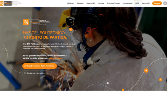 Diseño página web centro de enseñanza CIFP Politécnico