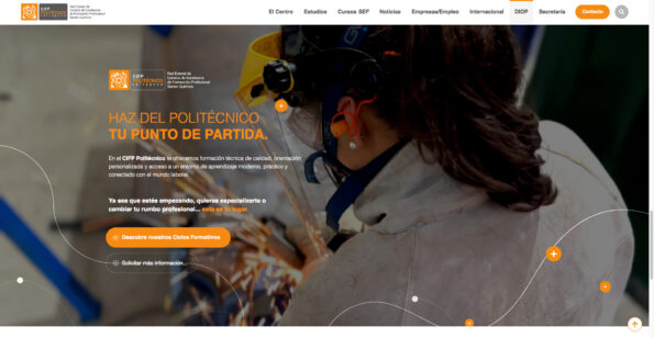 Diseño página web centro de enseñanza CIFP Politécnico
